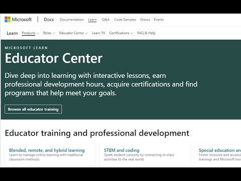 شرح كيفية التسجيل الموقع الجديد لميكروسوفت الخاص بالمعلم الي Microsoft ...