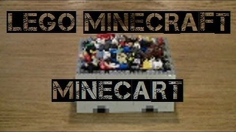 Lego Minecraft Minecart