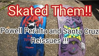 Powell Peralta vs Santa Cruz Skateboards Reissue Old School Skater!