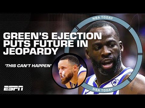 Draymond Green ejected is ICING ON THE CAKE for Curry's most frustrating season - Spears | NBA Today
