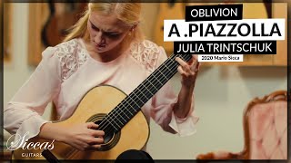 Julia Trintschuk plays Oblivion by Astor Piazzolla on a 2020 Mario Sicca classical guitar