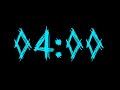 4 Minute Timer - Blue / NO SOUND