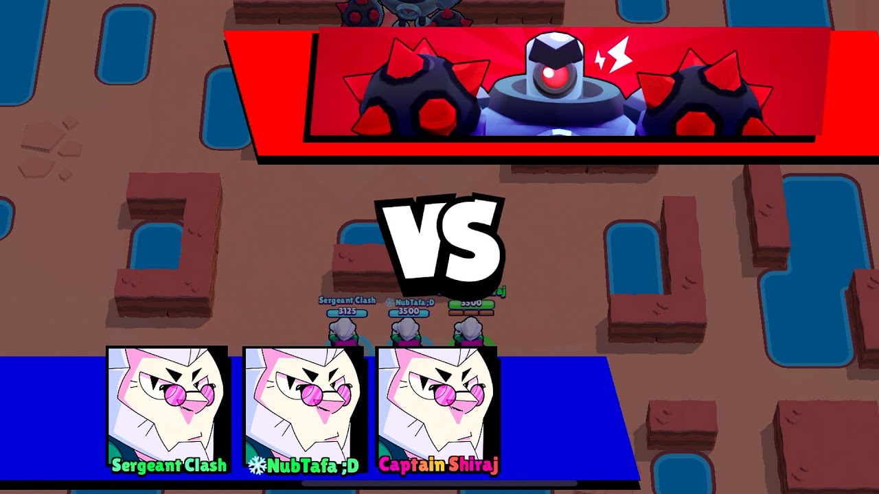 Triple Byron in Boss Fight | Brawl Stars