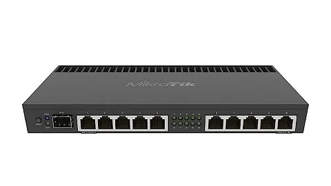 MikroTik RB4011 router unboxing