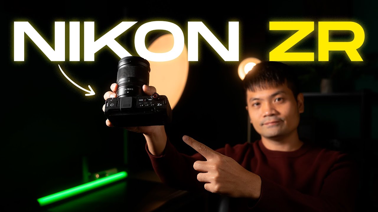 Lần đầu được quay RAW với NIKON ZR | Kien Video