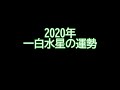 2020年 一白水星の運勢