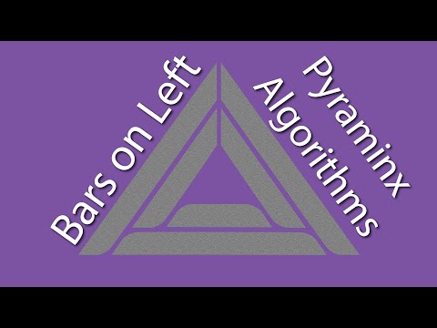 Pyraminx Last Layer Algorithms | Bars on Left | LBL