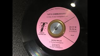 Let's Communicate ~ Nicole Willis & The Soul Investigators