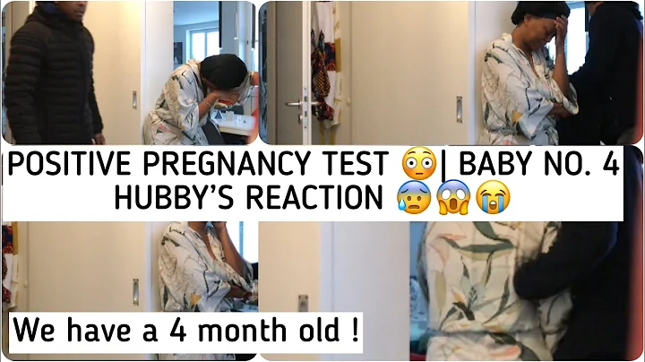HUBBYs REACTION | PREGNANCY TEST POSITIVE WITH NO....
