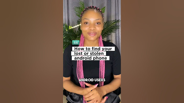 Here's HOW To Find Your Lost Or Stolen Android Phone !!! #androidtricks #learnmore