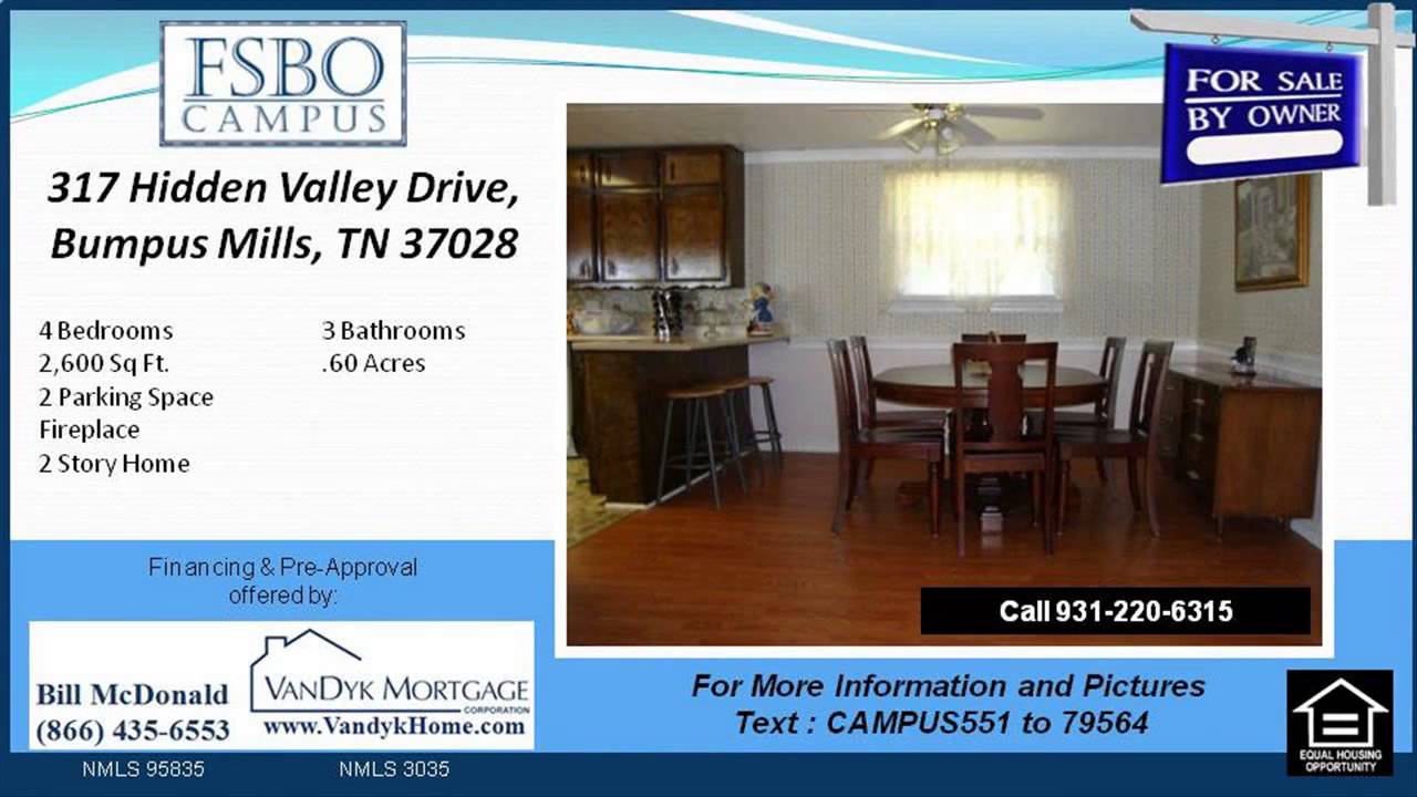 4 Bedroom Lake Front Home for sale in Bumpus Mills TN YouTube