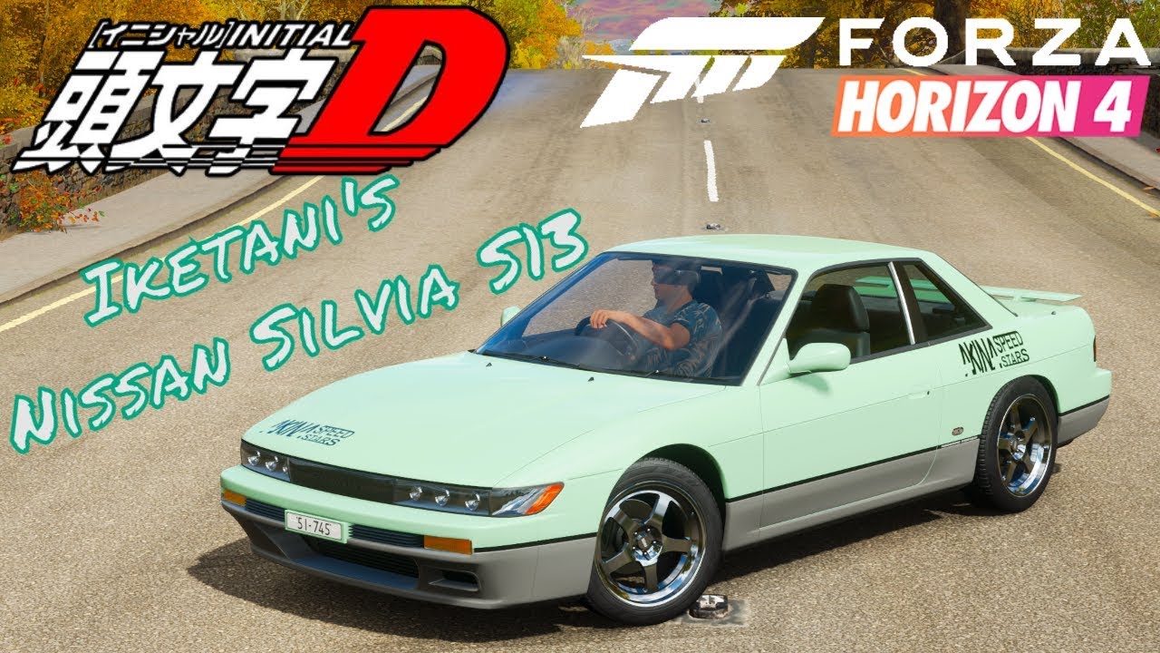 Forza Horizon 4 Initial D Iketani S Nissan Silvia S13 Build Youtube