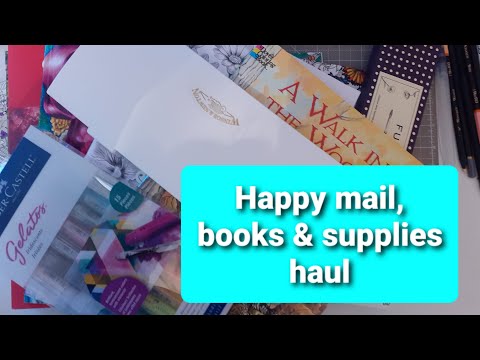 Colouring Supplies, Books Haul And Happy Mail! - Adult Colouring