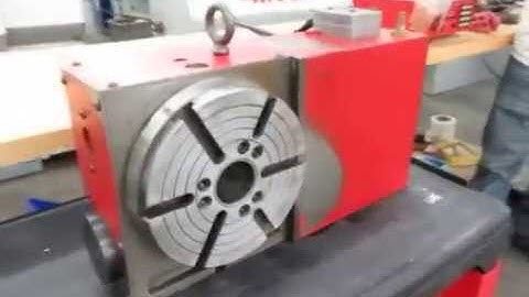 Haas HRT-210 Programmable Rotary Table wth Brush Drive Motor