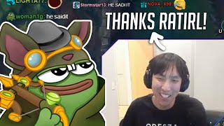 RATIRL REACTS TO DOUBLELIFT'S TWITCH