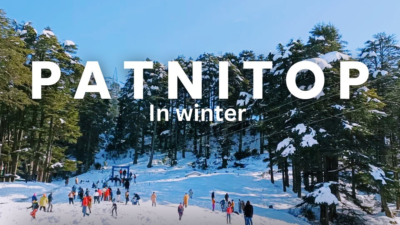 Patnitop in Winter | Snow Places Near Vaishno Devi Katra 😍 | Jammu to Patnitop vlog
