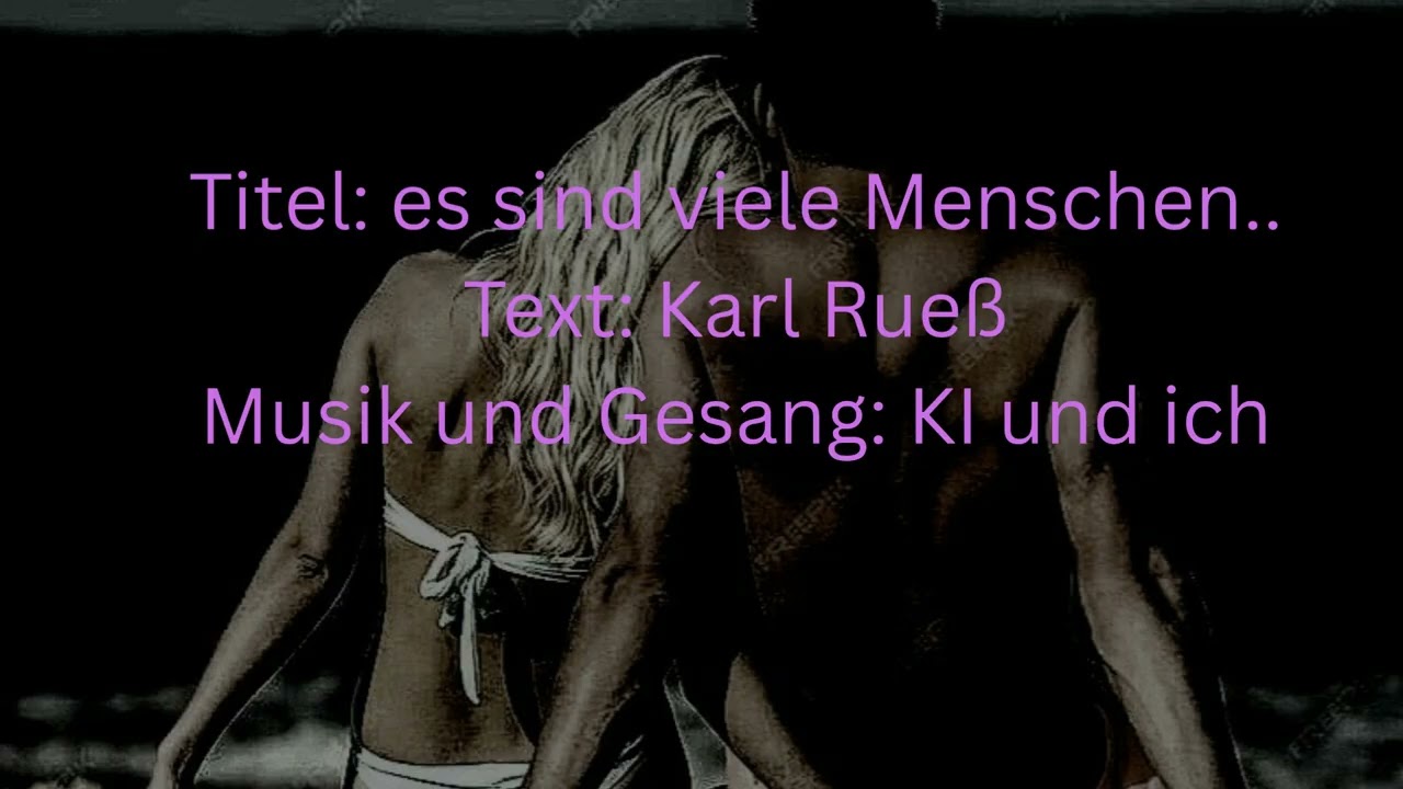 Es sind viele Menschen..