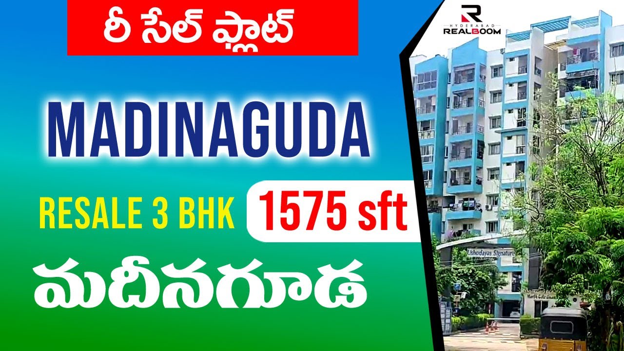 3 bhk resale flat in madinaguda hyderabad | Realboom