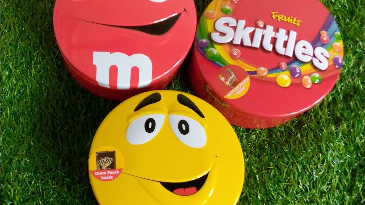 Skittles and m&m unboxingMost Satisfying video_ASMR YouTube