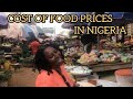 Cost of food prices in akure ondo state nigeria oba market