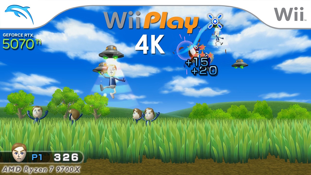 Wii Play (4K / 2160p / 60fps) | Dolphin Emulator 2512-323 | Nintendo Wii