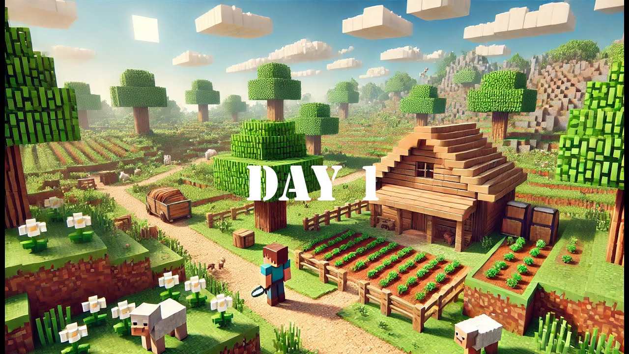 A New World | Minecraft day 1 - YouTube