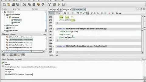 Video tutorial NetBeans e Java Construindo uma Calculadora Lição 2