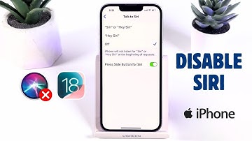 How to Disable Siri on iPhone with iOS 18 - Complete Guide