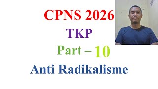 Persiapan CPNS 2026 - TKP - Anti Radikalisme Part-10