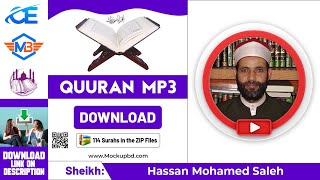 Hassan Mohamed Saleh Quran mp3 Free Download zip. emotional quran mp3 download, screenshot 2