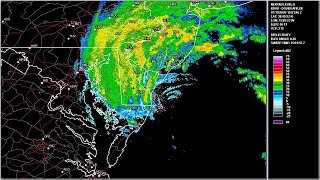 2020 Fay - Dover Air Force Base, DE WSR-88D Radar Animation (HD 1280x720)