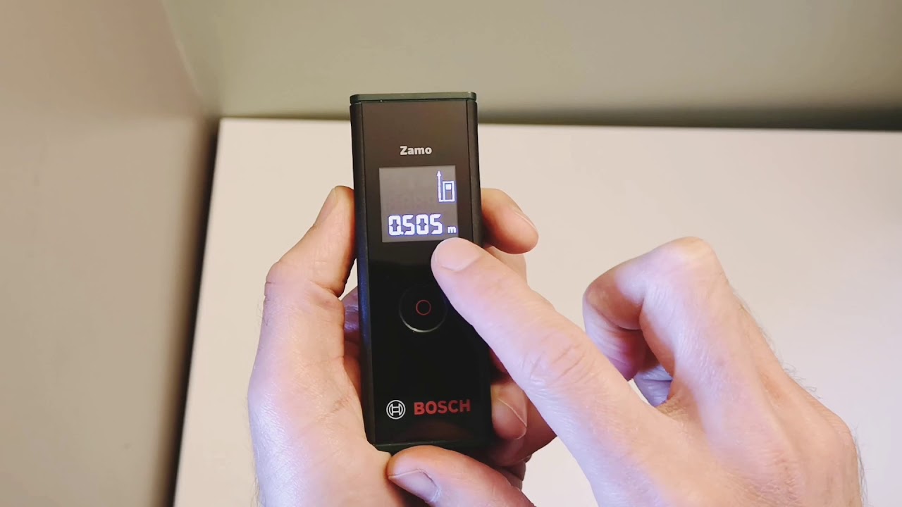 Bosch Zamo III digital laser measure: Basic Operation 