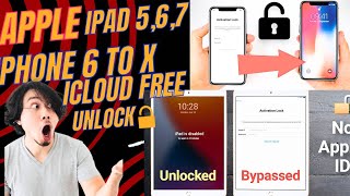 How to Unlock ipad air 2 disabled passcode & How to Bypass iCloud ipad air 2 Free Via unlockTool