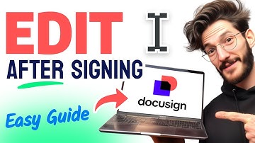 How to EDIT DOCUSIGN AFTER SIGNING (Step by Step) 2025
