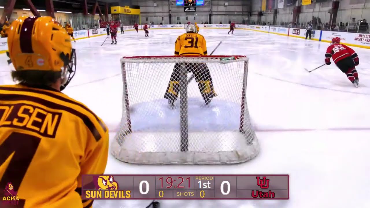 ACHA D1: ASU vs Univ of Utah game 1