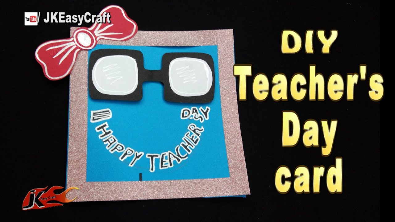diy easy chalkboard card for teacher's day jk easy craft