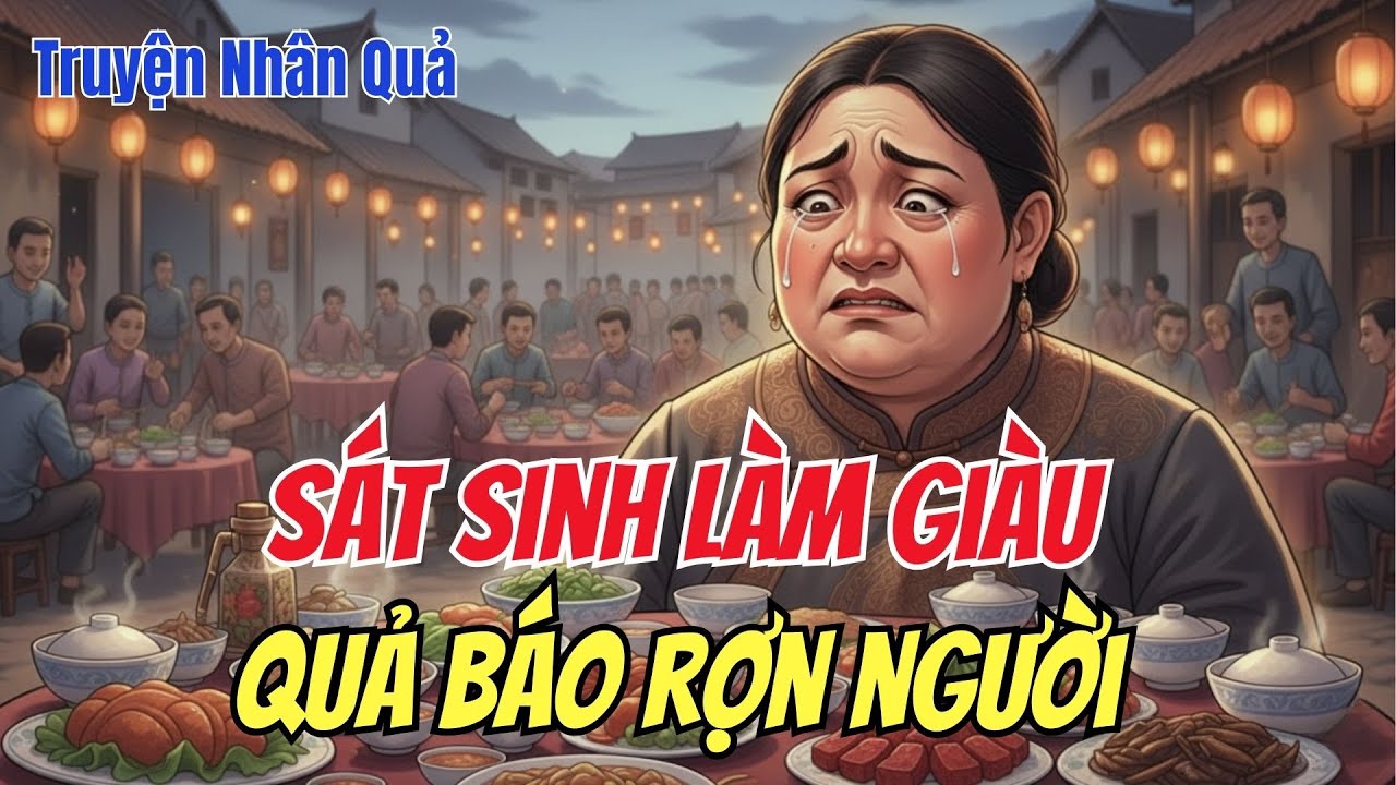 NHÂN QUẢ BÁO ỨNG: NGHIỆP SÁT SINH LÀM GIÀU QUẢ BÁO ĐAU ĐỚN NGHE KỂ RỢN NGƯỜI