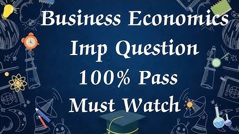 Business Economics Important Questions Bcom Semester 1#punjabuniversity#economics#important#business