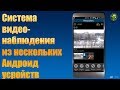 Бесплатная система видеонаблюдения из нескольких Андроид устройств