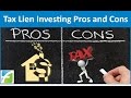 Tax Lien Investing Pros and Cons - YouTube