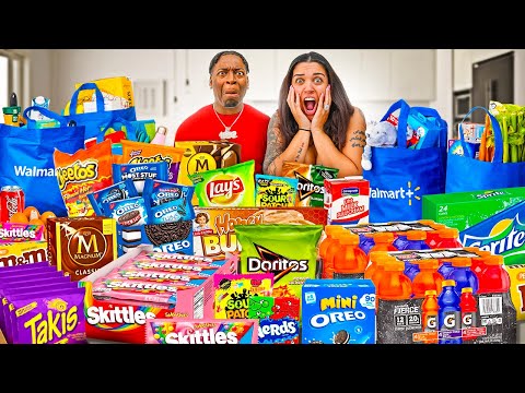 HOW WE WENT BROKE GROCERY SHOPPING FOR FOOD **BAD IDEA**