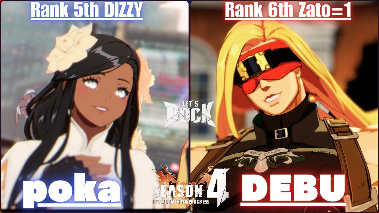 GGST➤Rank 5th DIZZY / ディズィー [ poka ] vs Rank 8th Zato=1 / ザトー [ DEBU/でぶ ] Guilty Gear Strive
