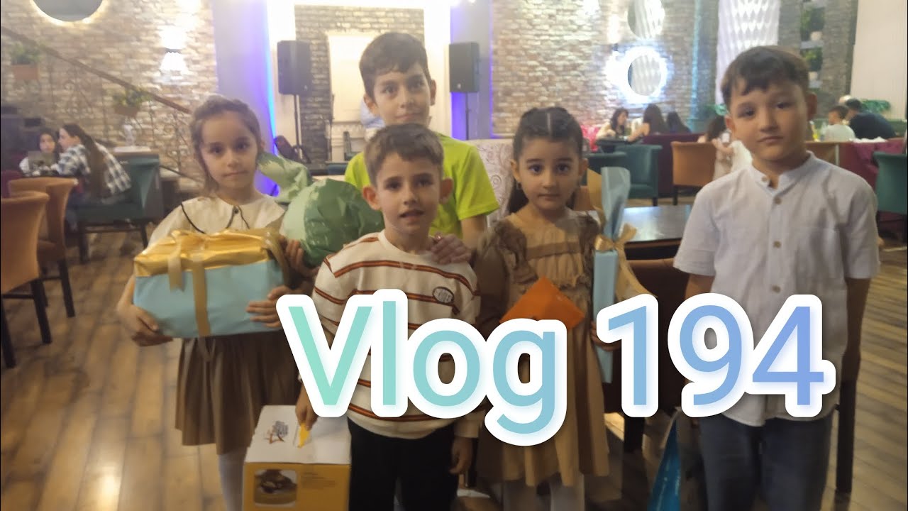 #vlog 194. Kitab sərgisi. Rüzgarın ad günü 🎂