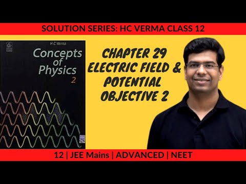 HC Verma Solutions | Ch 29 | Electric field and potential | Objective2| Class 12 | Solution Series