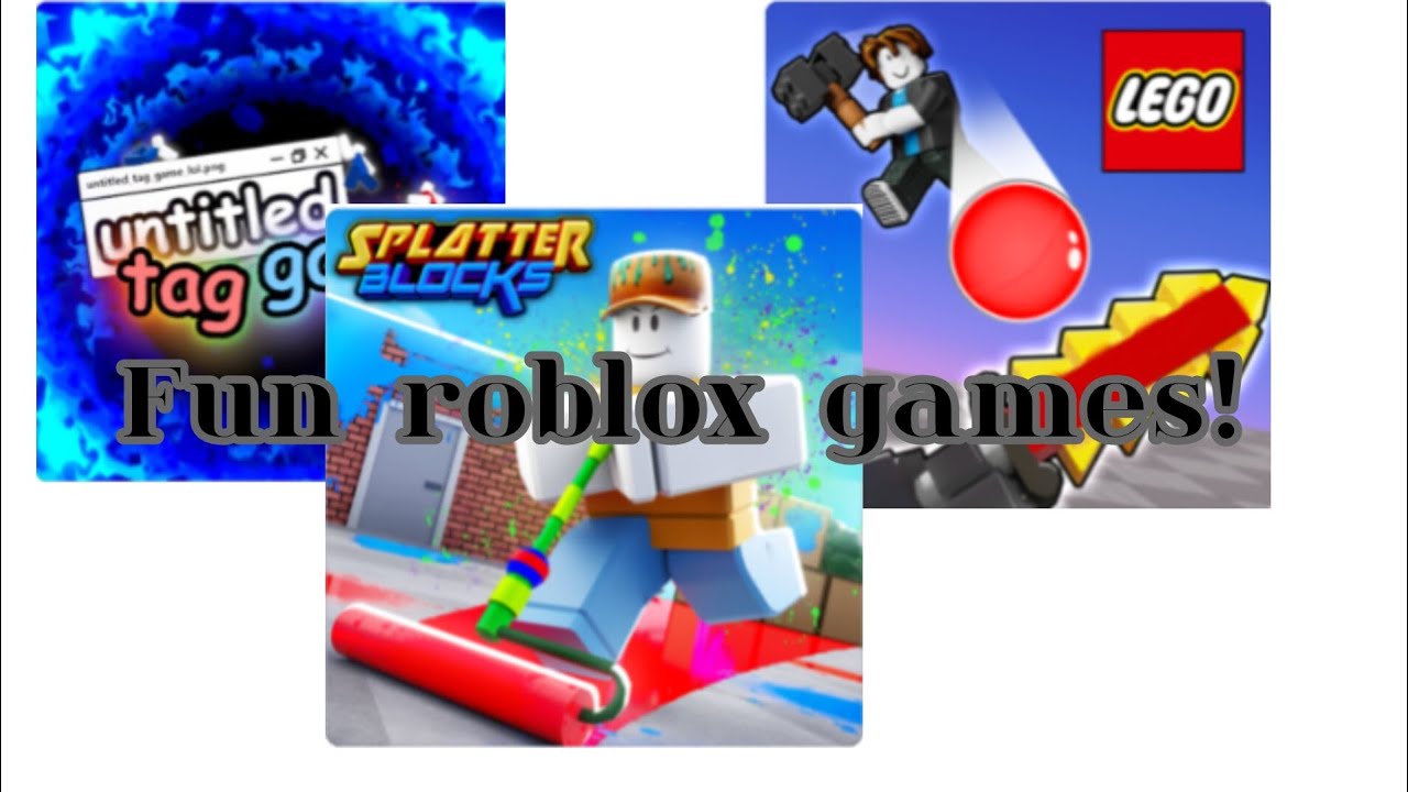Fun roblox games to play! 