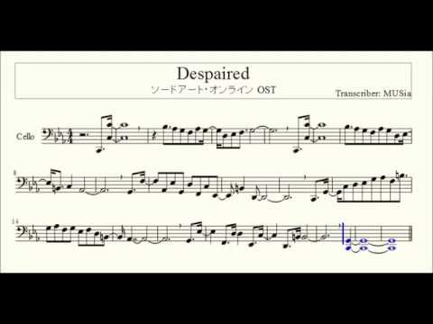 Sword Art Online Despaired Sheet Music Youtube