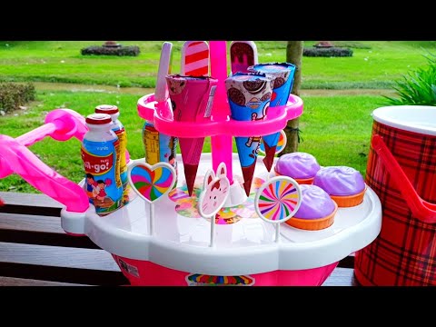 Play Doh Ice Cream Family. Cute Kawaii Food DIY. Play Doh Video Compilation Tutorials for Kids. 