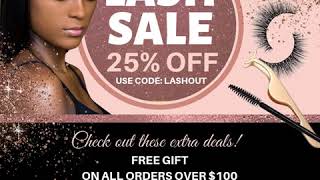 Lash Sale Animated Flyer With Canva - Rose Gold Media Group -