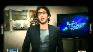 Josh Groban on Piers Morgan 9/1/2011 ---Introduction Only