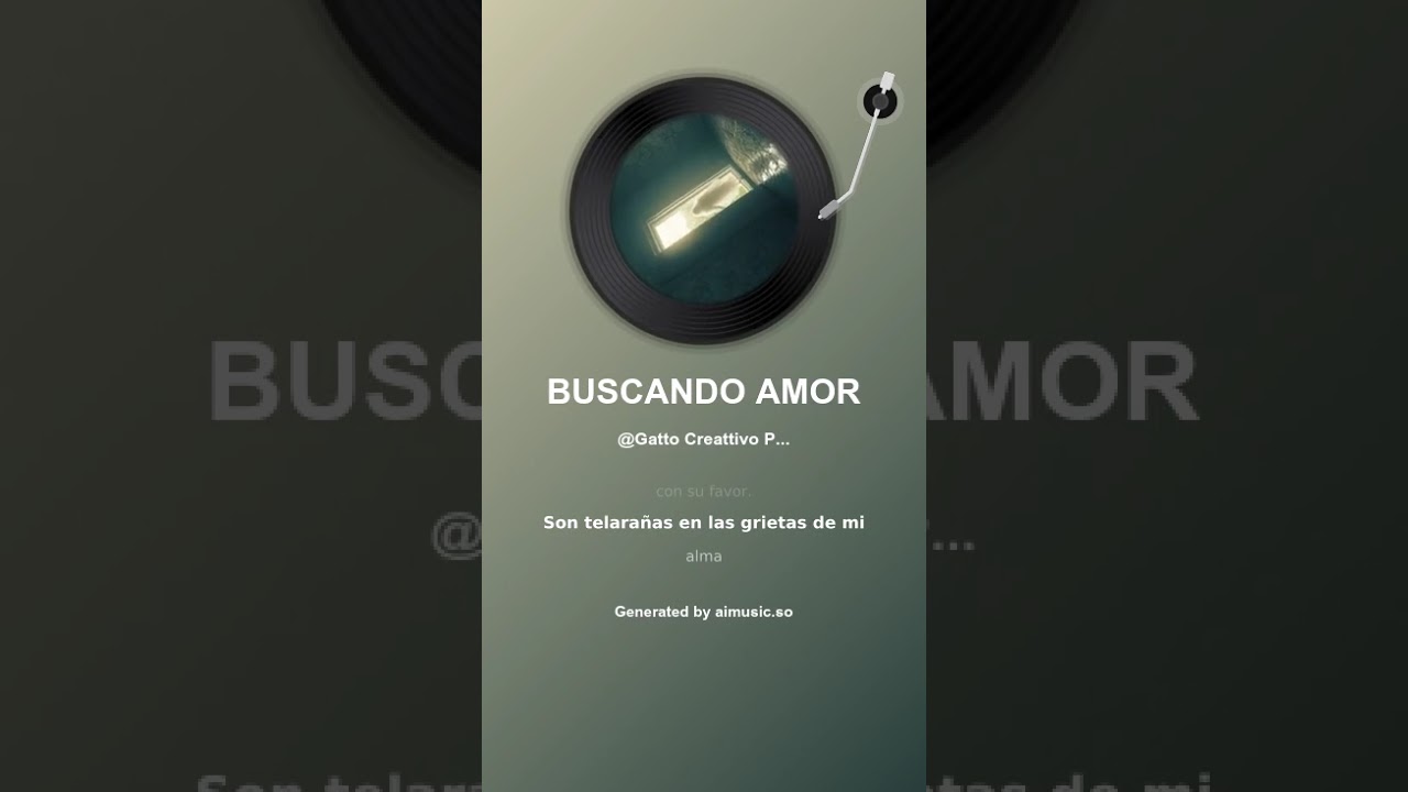 BUSCANDO AMOR - GATTO CREATTIVO - 2026